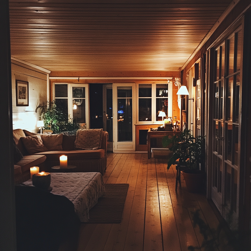 The interior of a cozy home | Source: Midjourney
