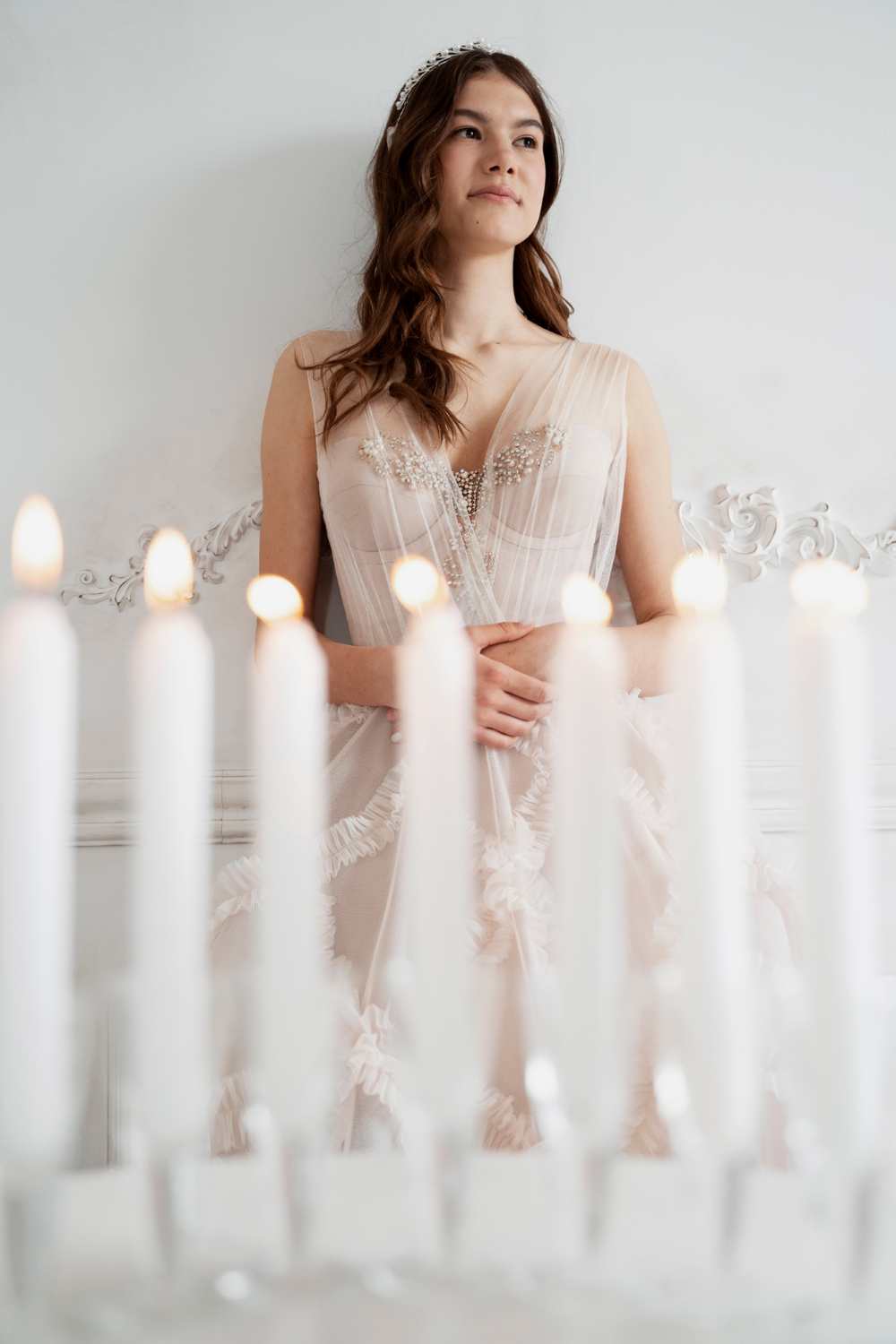 A girl wearing a soft pink gown | Source: Freepik