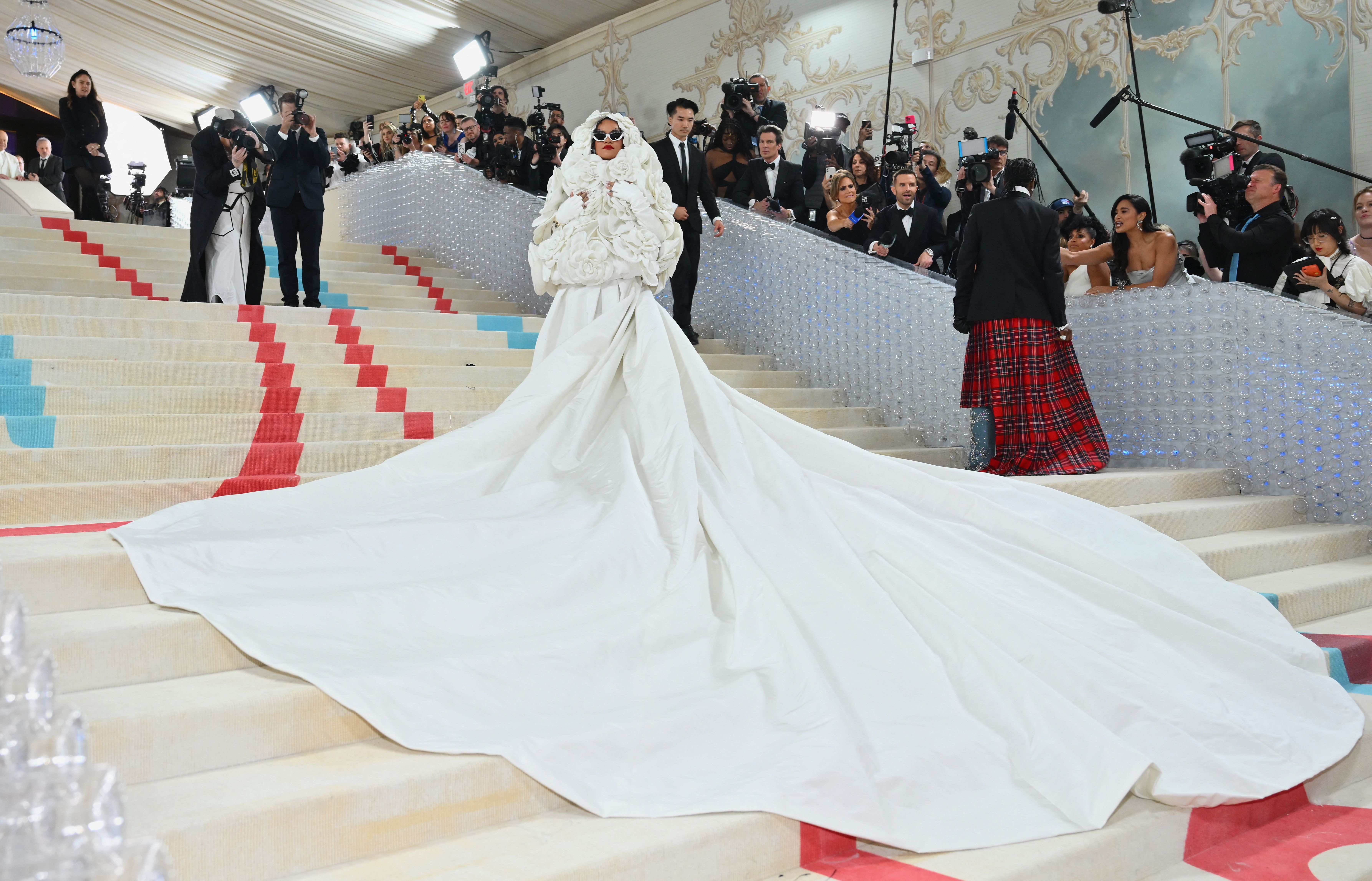 Rihanna at the 2023 Met Gala on May 1 in New York. | Source: Getty Images