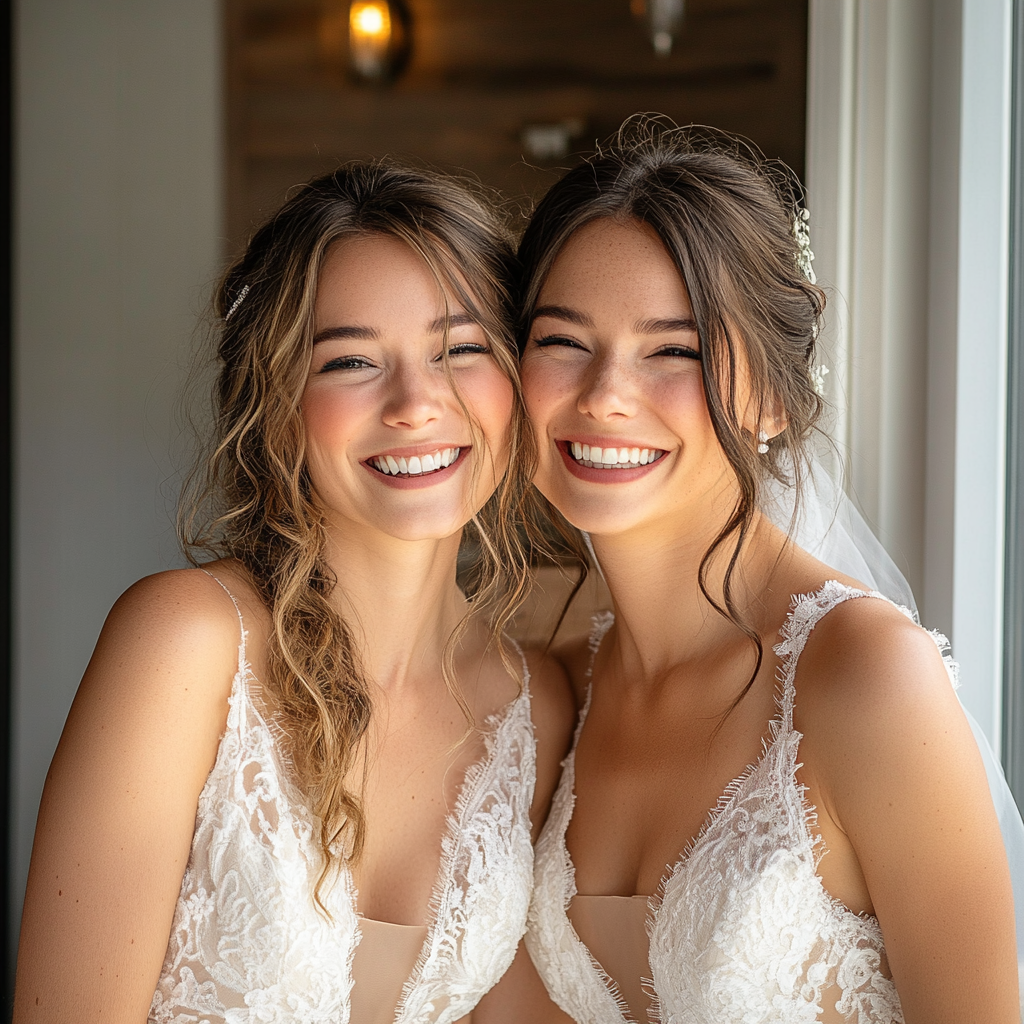 Bride and her maid of honor | Source: Midjourney