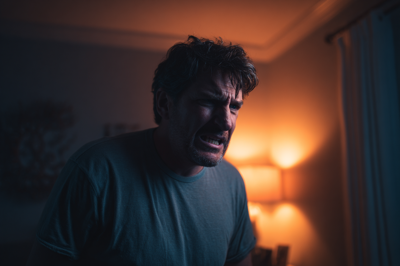 A man talking angrily | Source: Midjourney