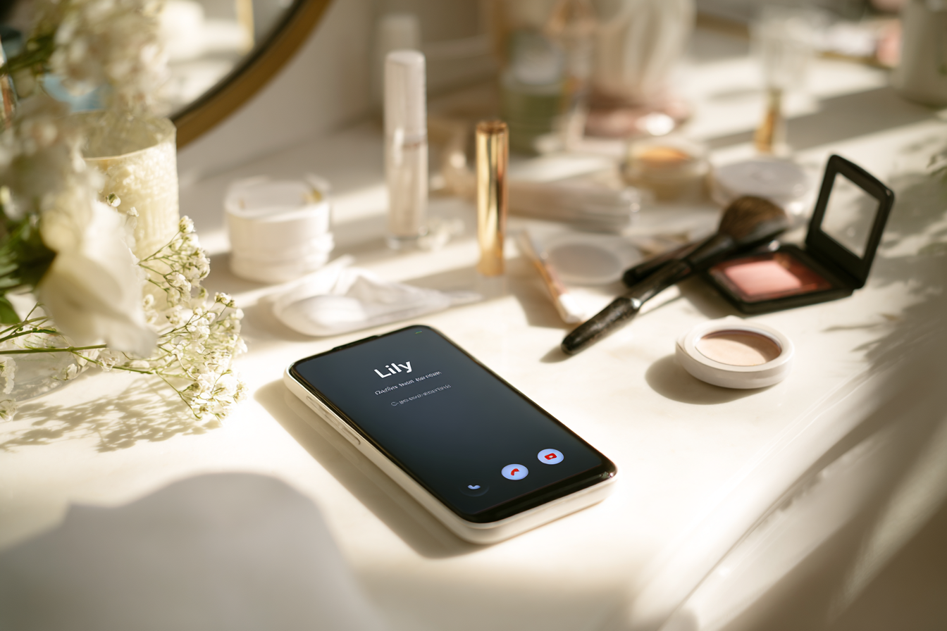 A phone on a table | Source: Midjourney