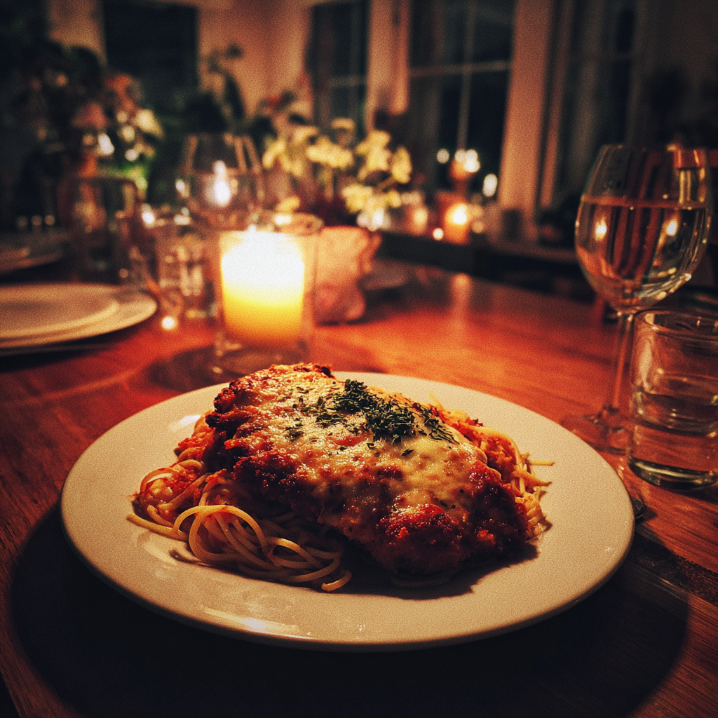 A plate of food on a table | Source: Midjourney