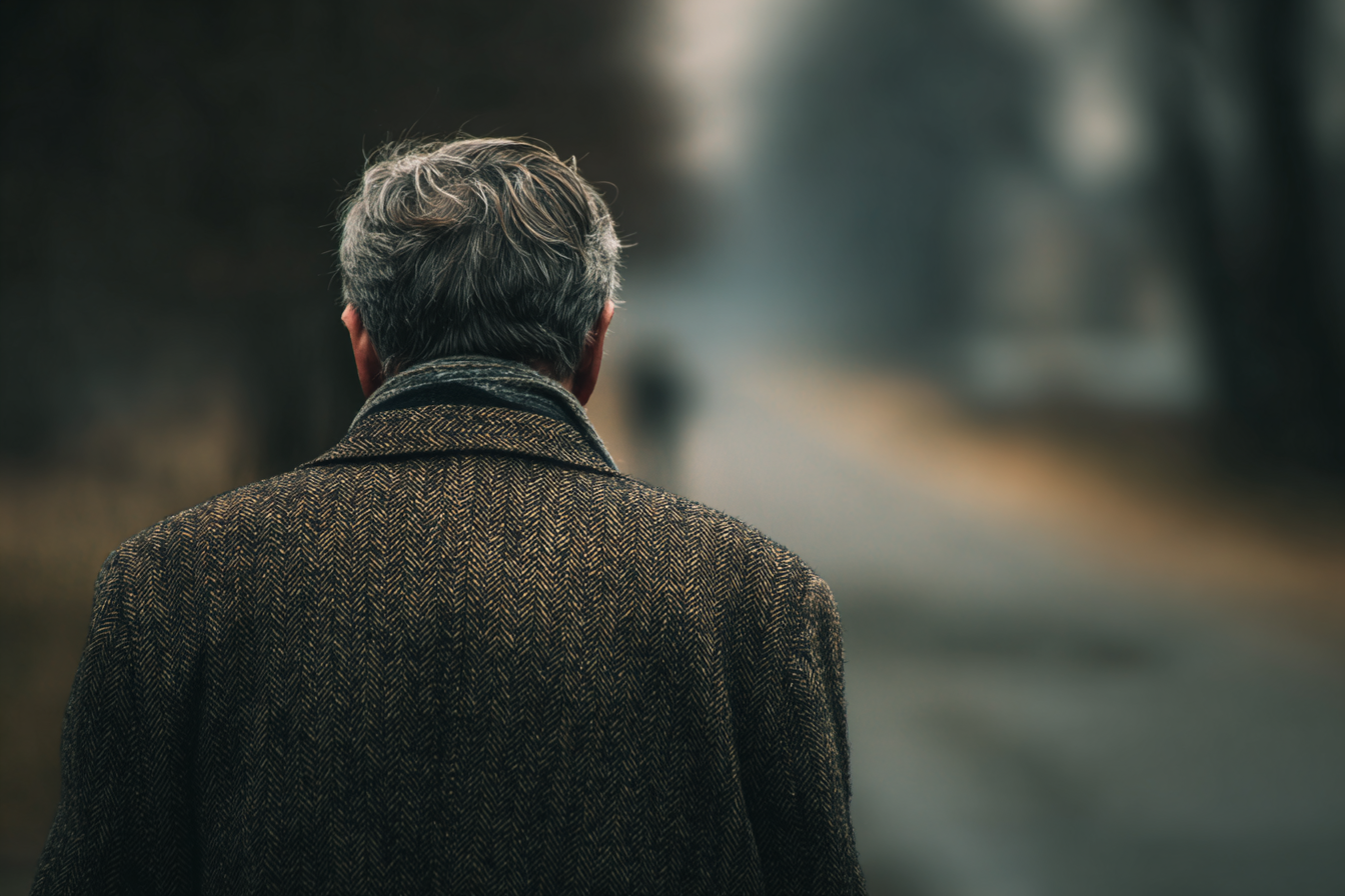 A man walking away | Source: Midjourney