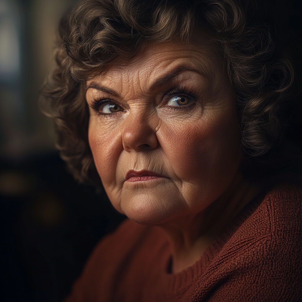 An annoyed older woman | Source: Midjourney