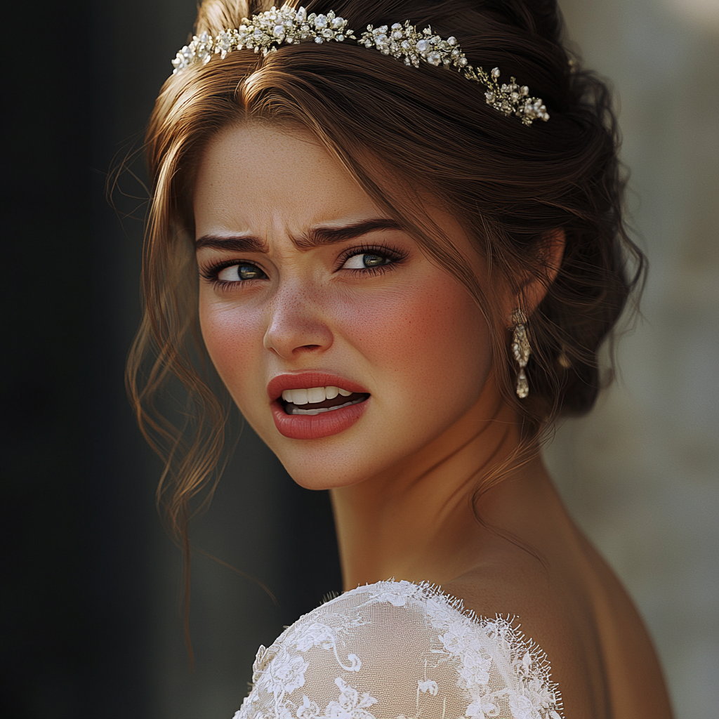 An anxious bride | Source: Midjourney