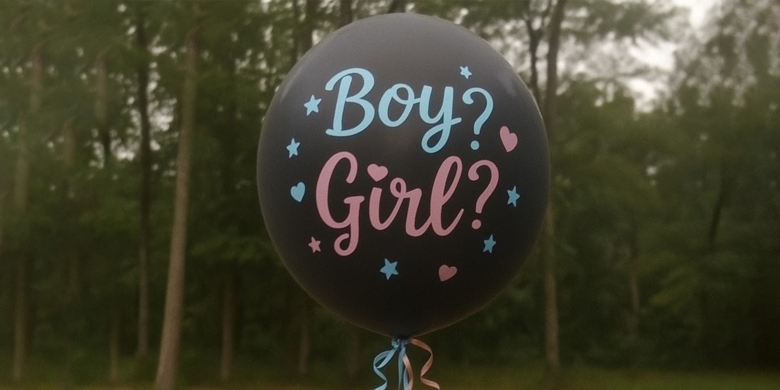 Gender reveal balloon. | Source: Sora
