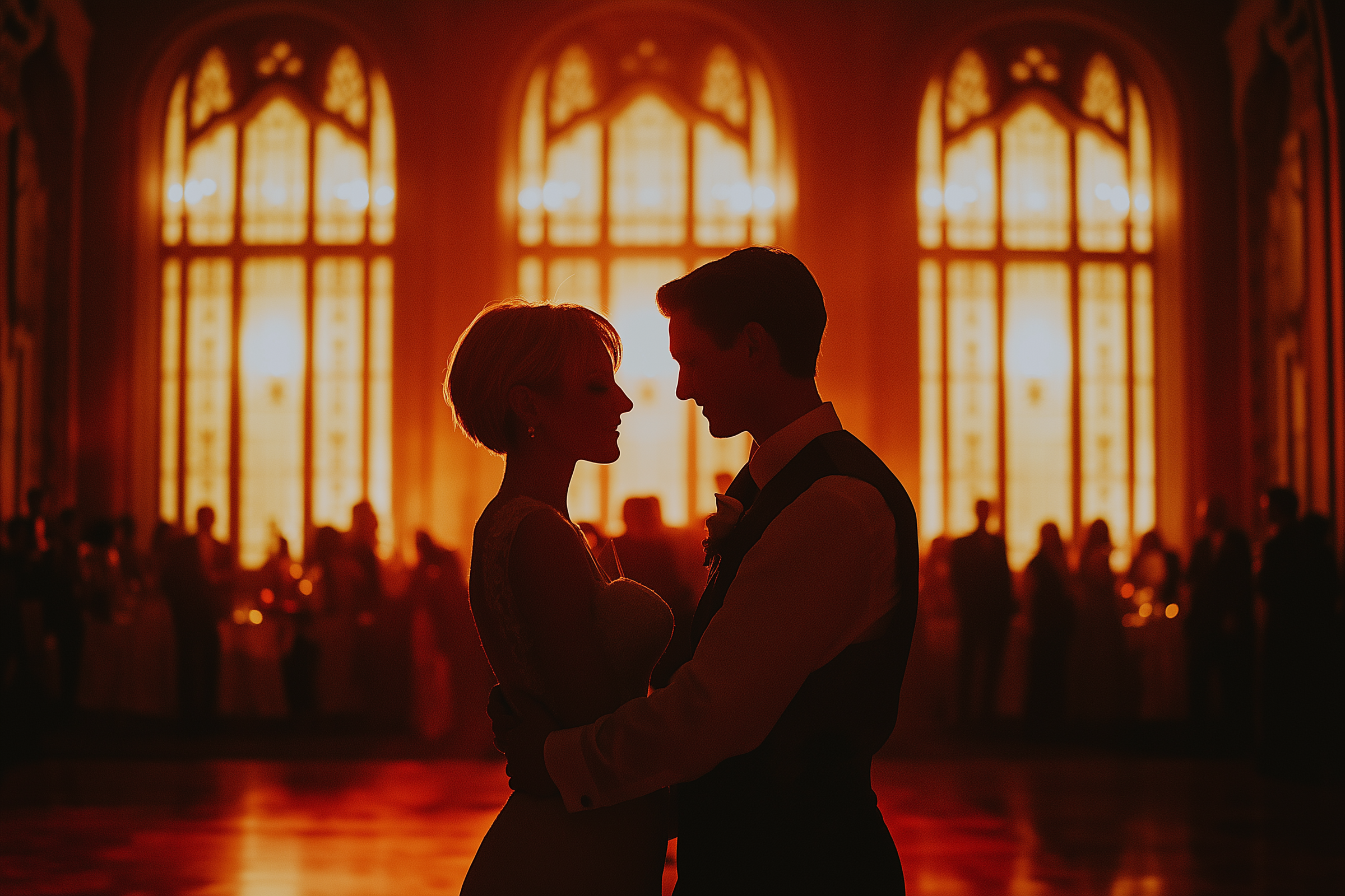 A bride and groom dancing | Source: Midjourney