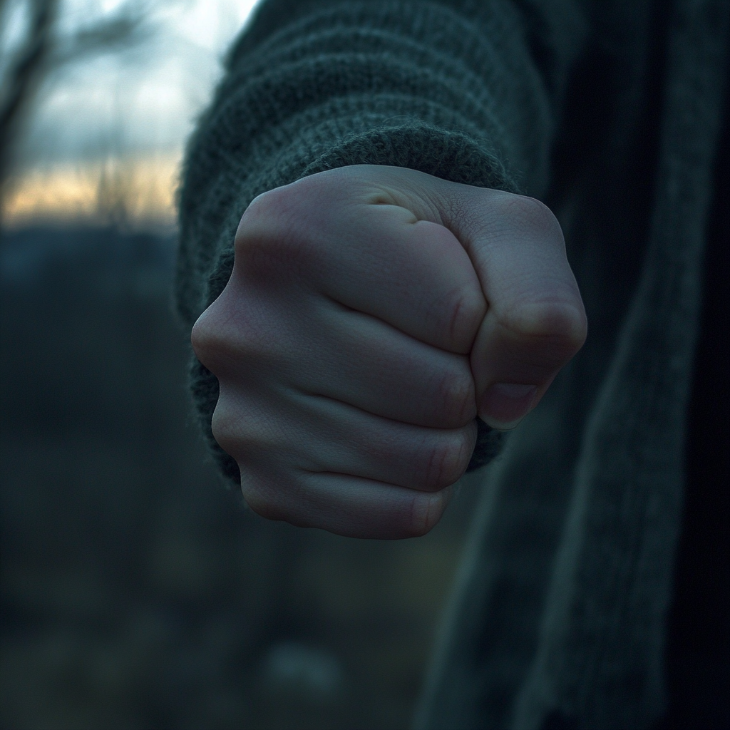 A woman's clenched fist | Source: Midjourney