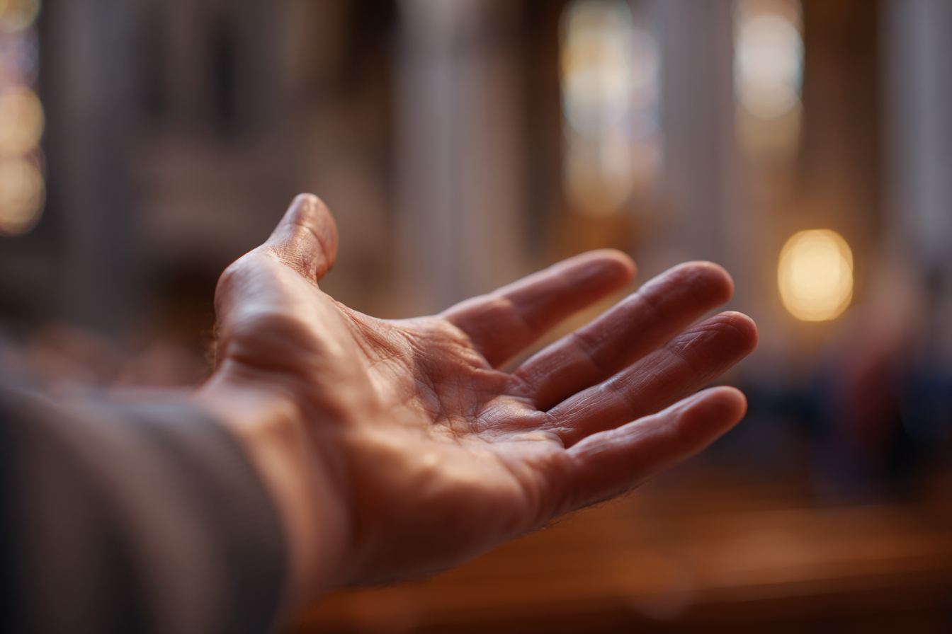 A man extending his hand | Source: Midjourney