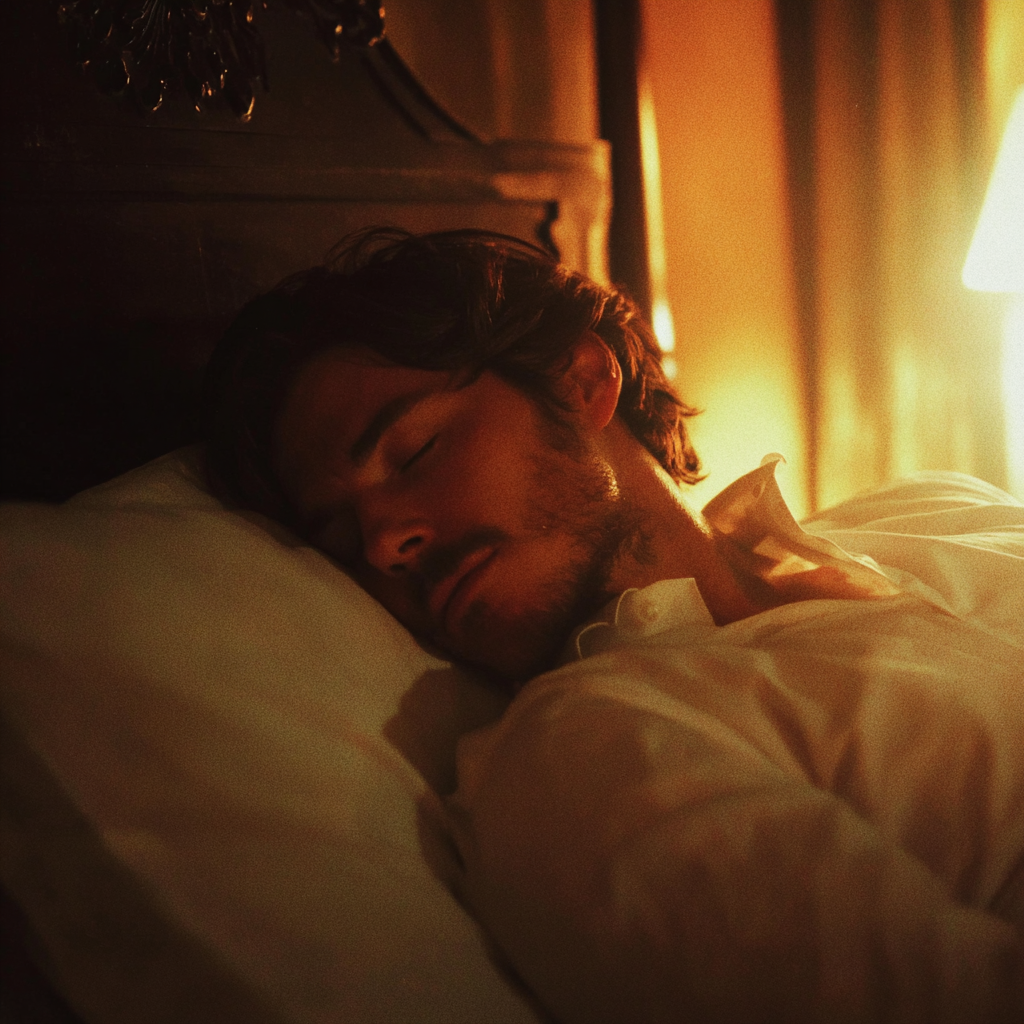 A sleeping man | Source: Midjourney