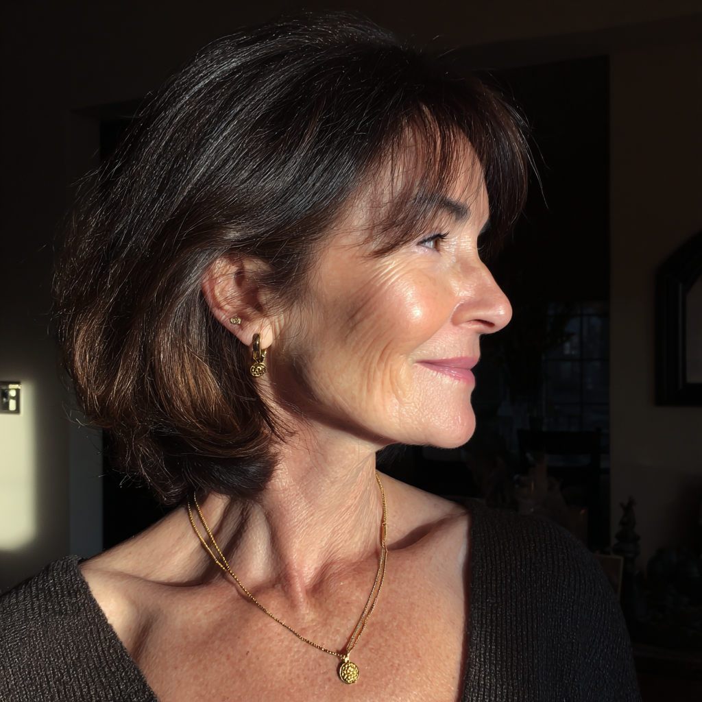 A side profile of an older woman | Source: Midjourney