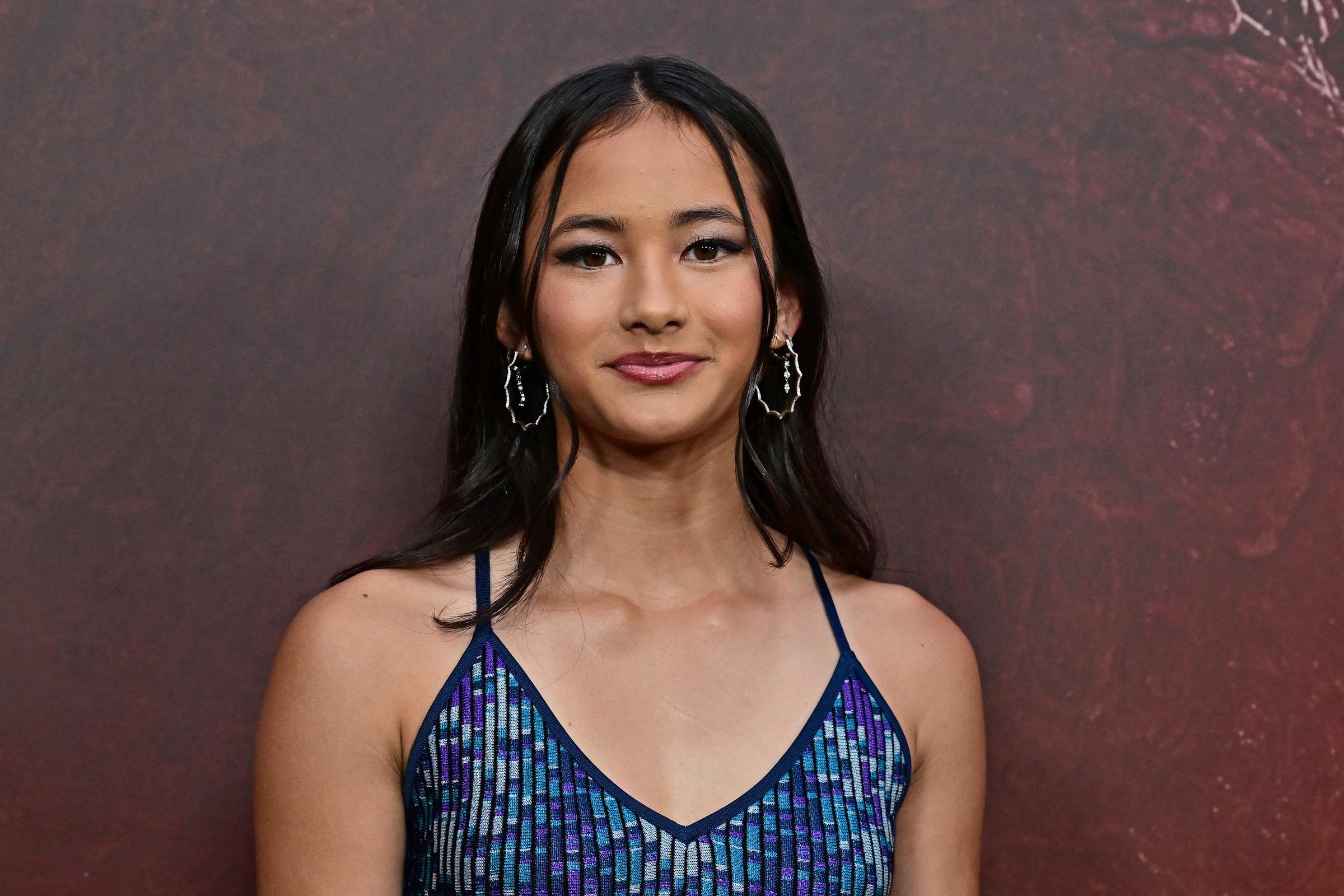 Kaylee Hottle attends the Warner Bros. and Legendary Pictures world premiere of "Godzilla X Kong: The New Empire" at TCL Chinese Theatre on March 25, 2024 in Hollywood, California. | Source: Getty Images