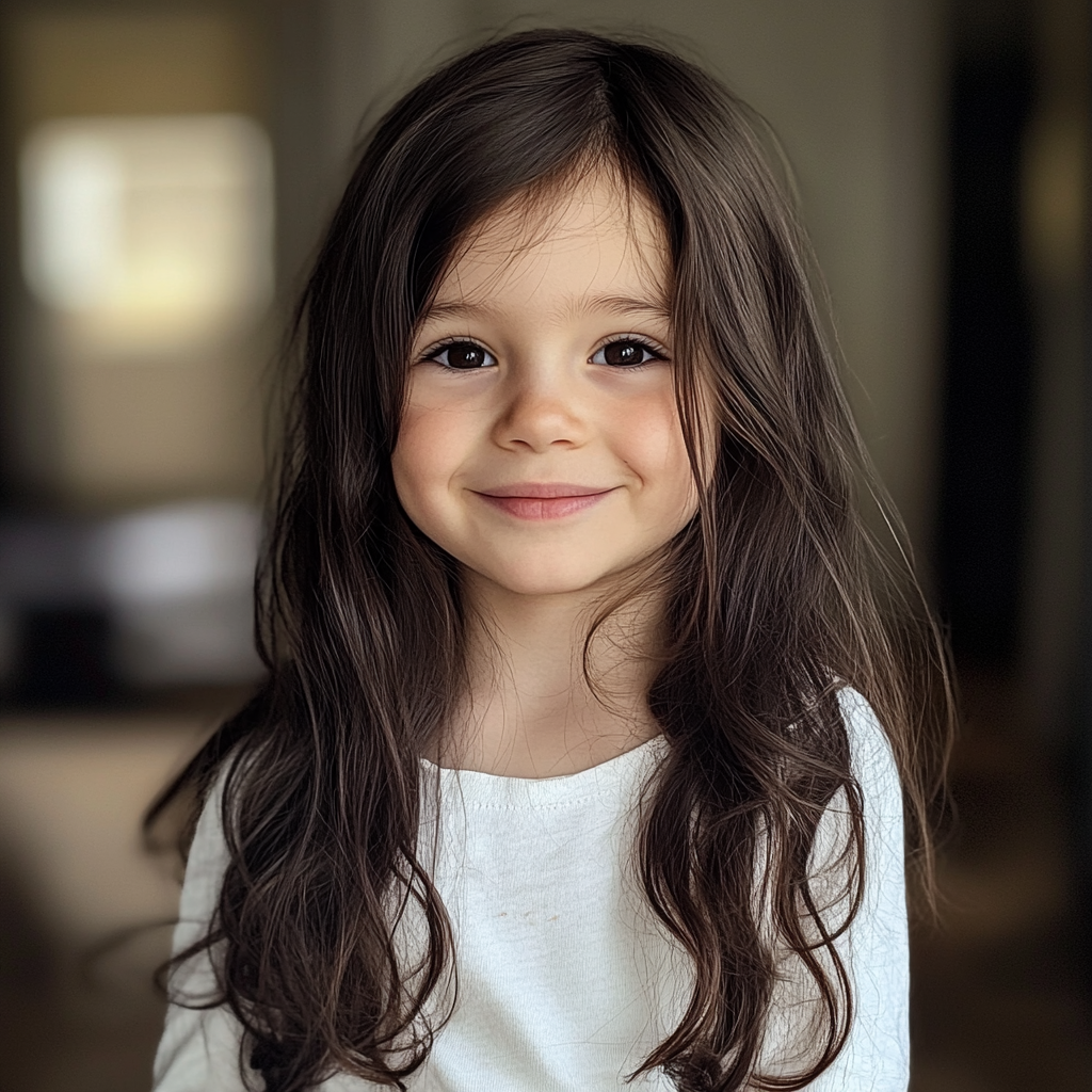A smiling little girl | Source: Midjourney