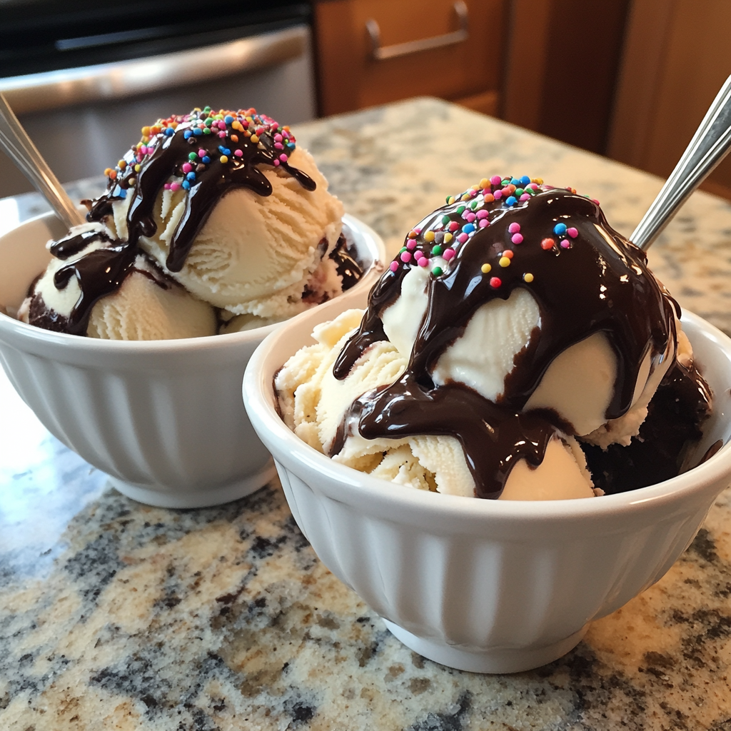 Two bowls of ice cream | Source: Midjourney