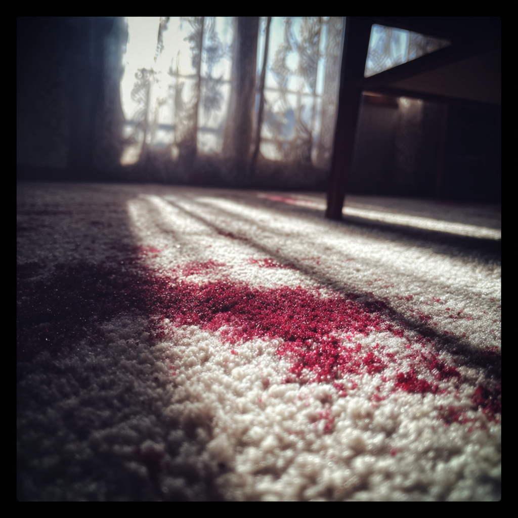 A stain on a carpet | Source: Midjourney