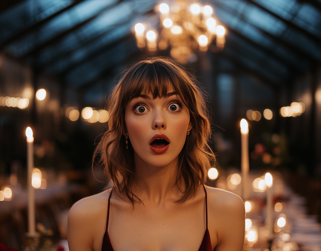 A close up of a shocked woman | Source: Midjourney