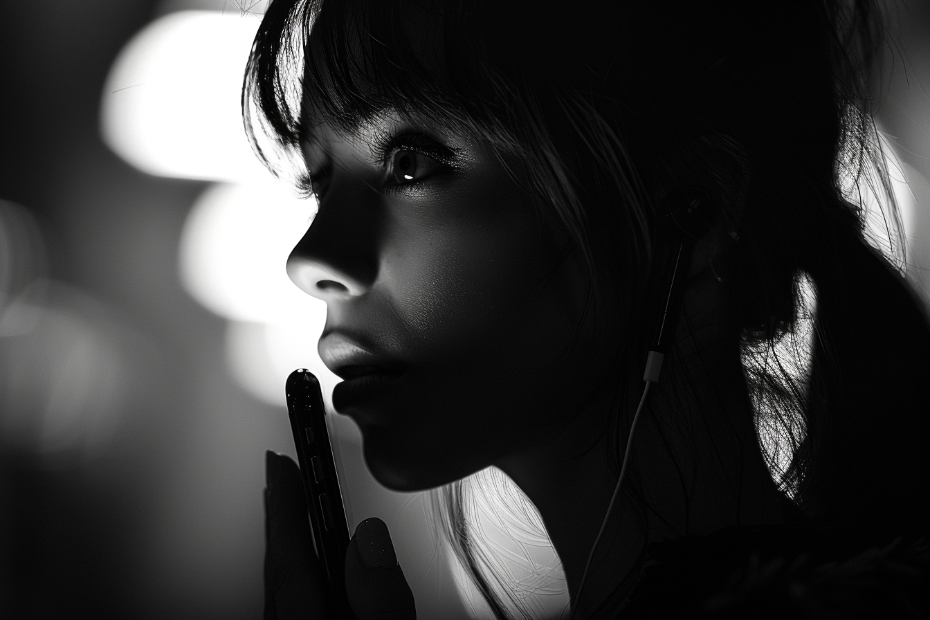 A woman making a phone call | Source: Midjourney