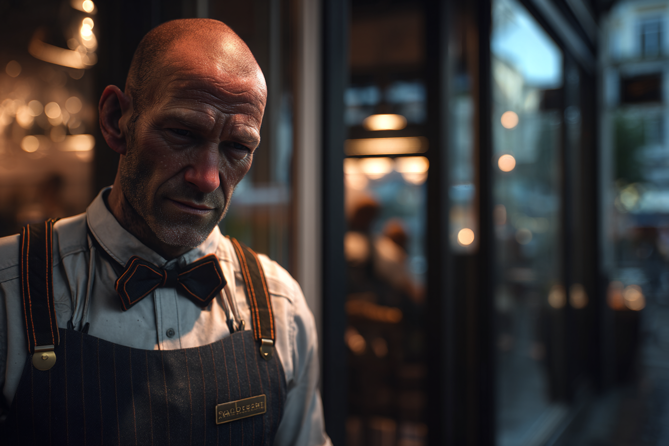 A man looking down | Source: Midjourney