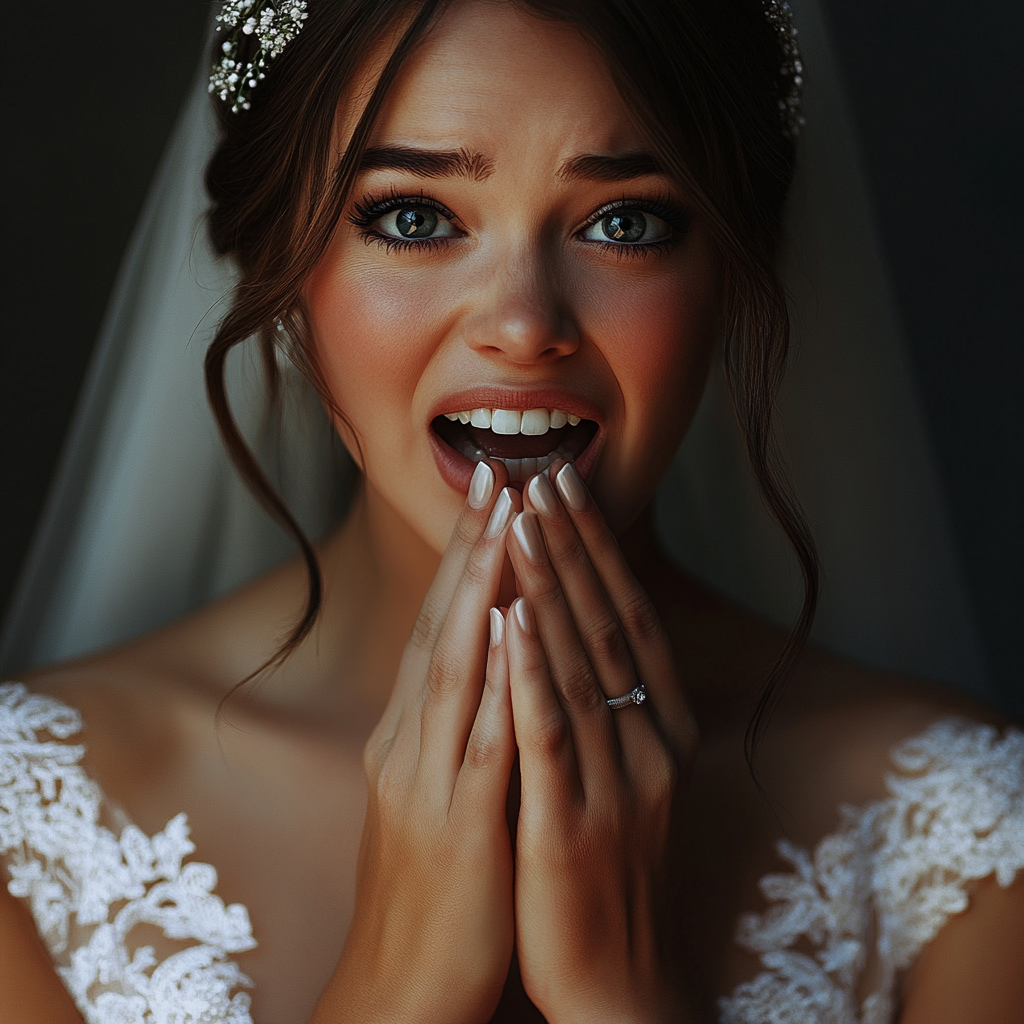 A stunned bride | Source: Midjourney