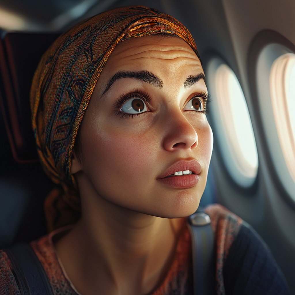 A close-up shot of a woman's face | Source: Midjourney