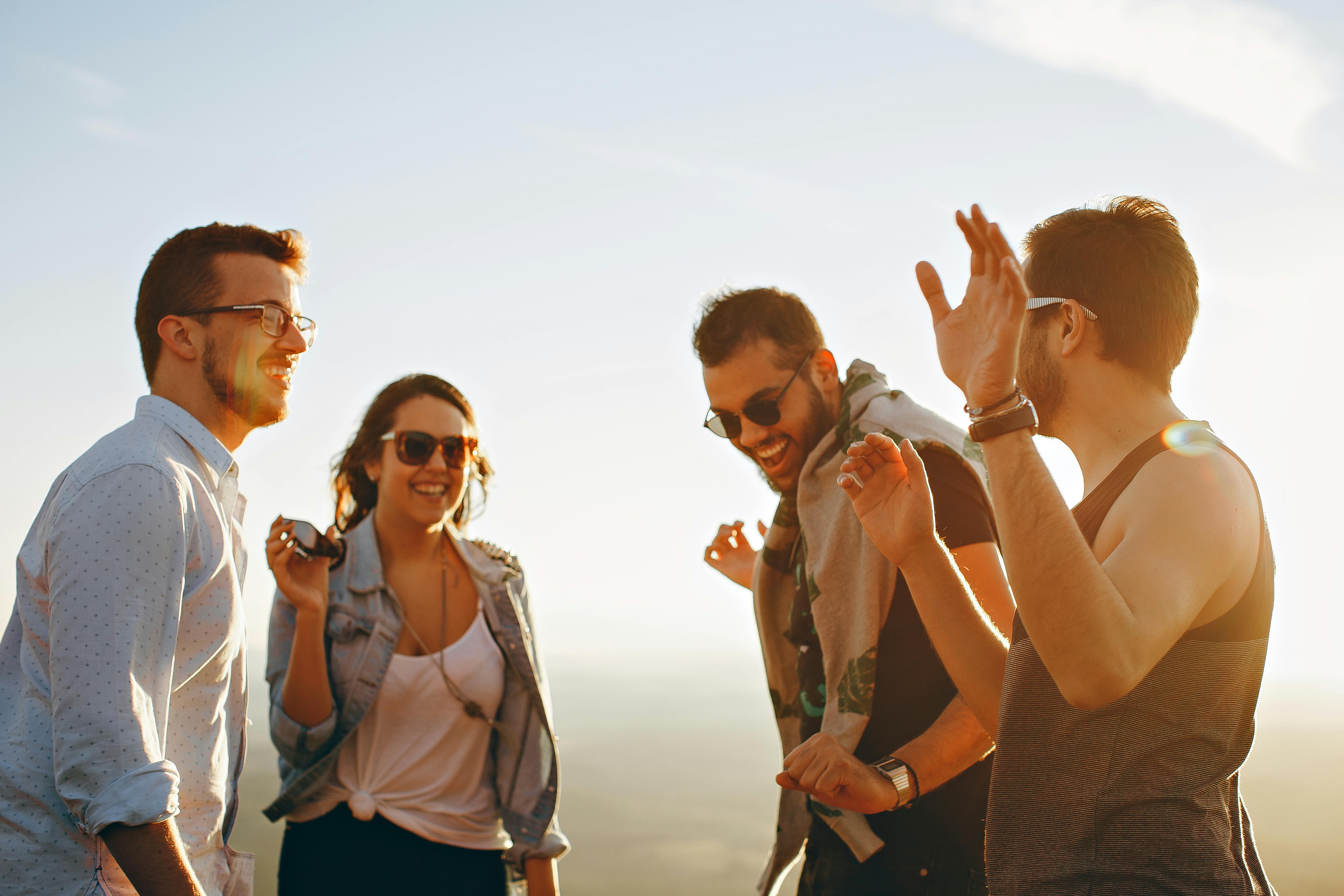 Friends laughing ! Source: Pexels