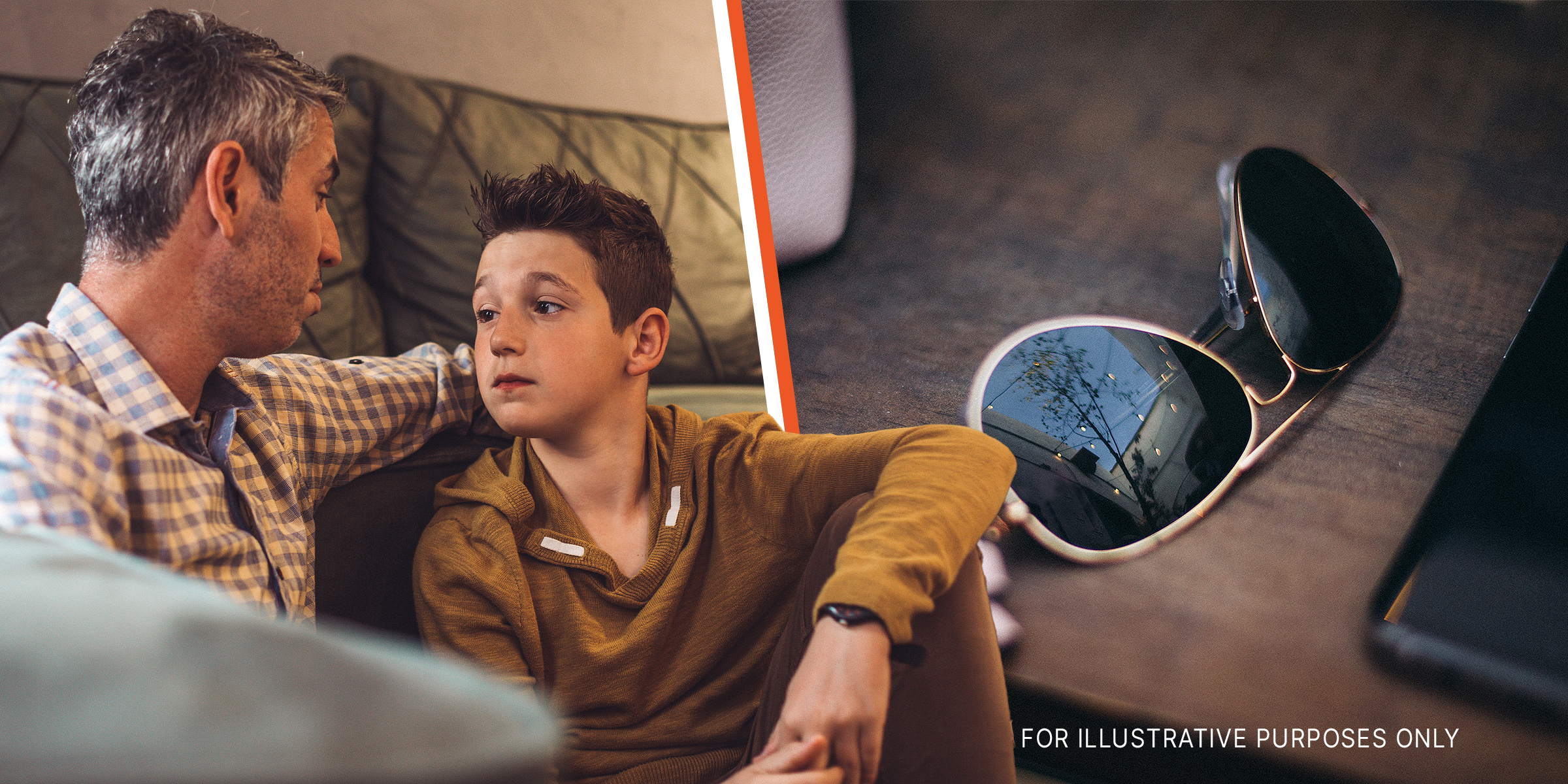 A man talking to a young boy | Source: Getty Images