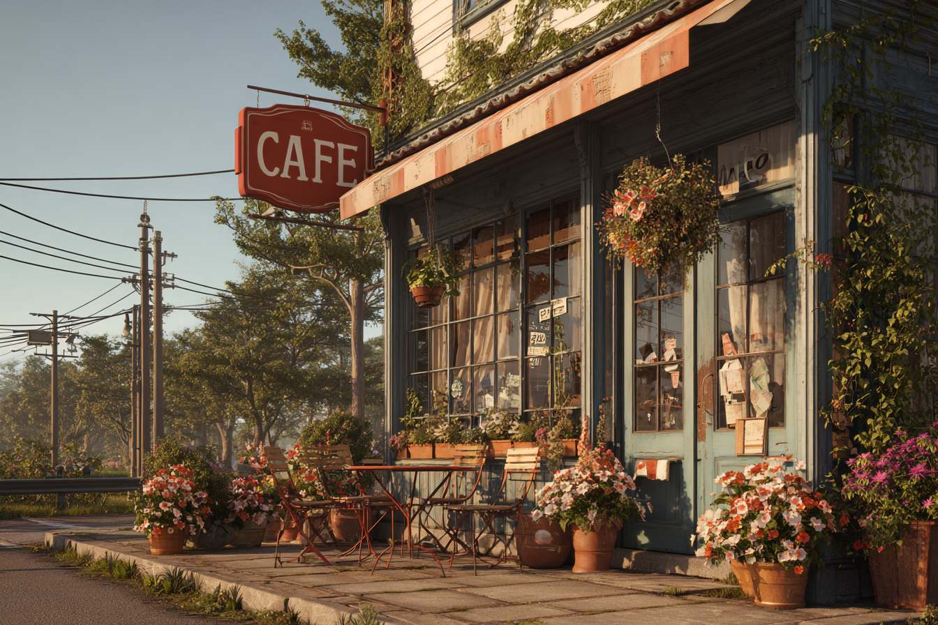 A café | Source: Midjourney