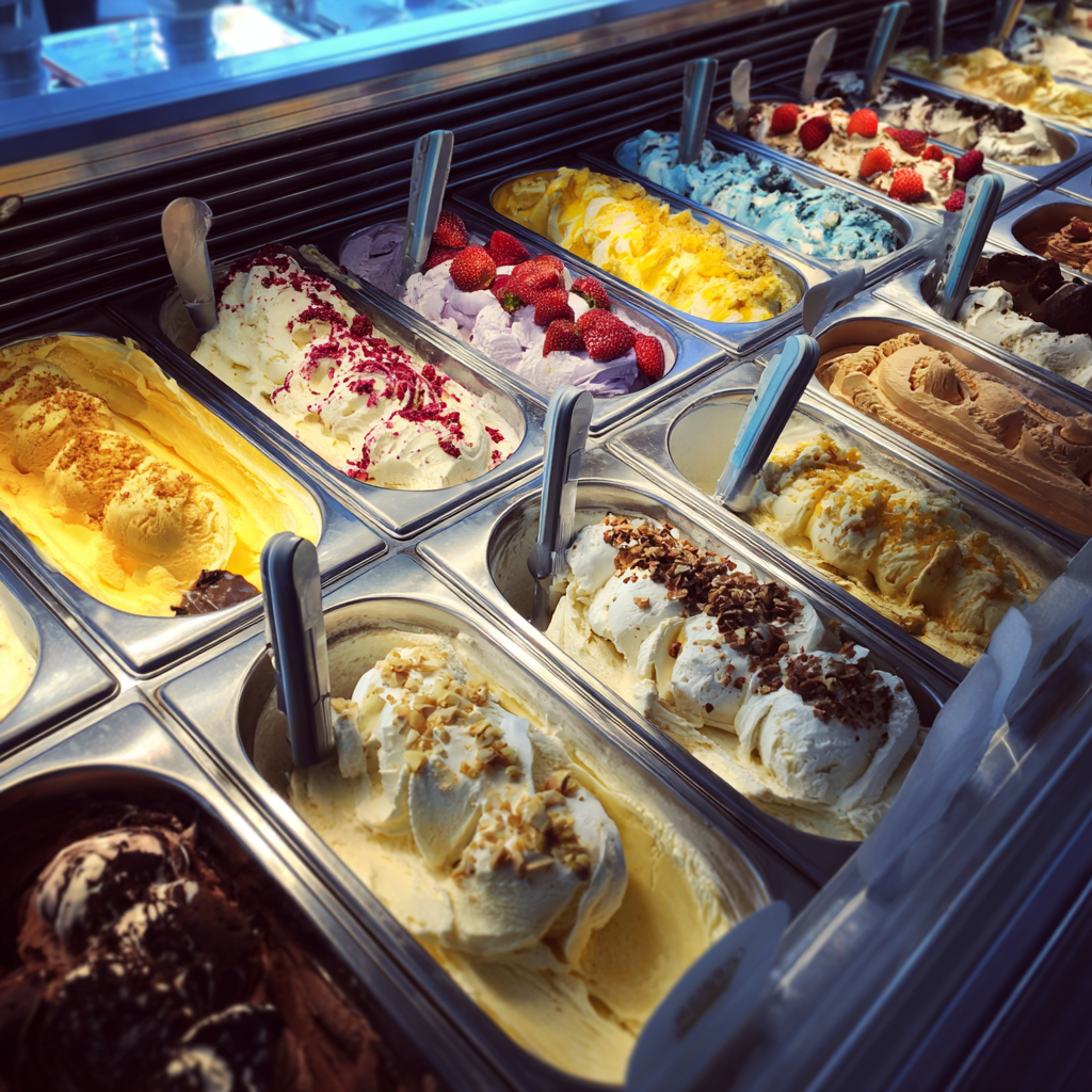 An ice cream freezer | Source: Midjourney