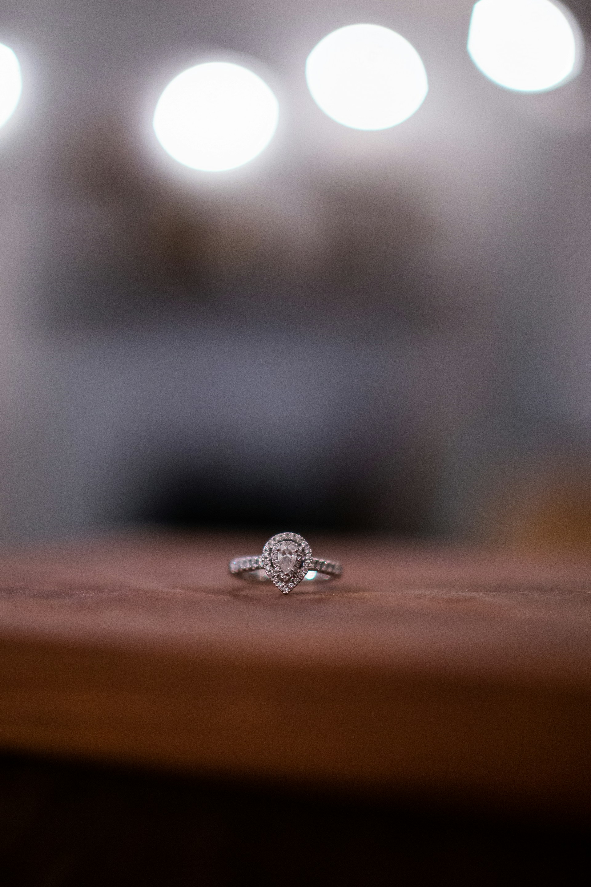 A diamond ring on the table | Source: Unsplash