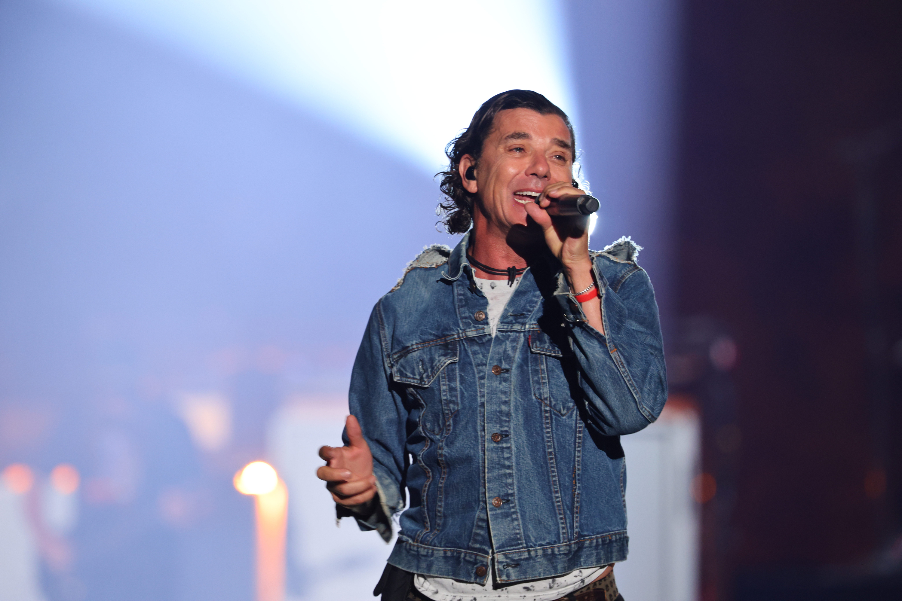 Gavin Rossdale of the band Bush performs ahead of Shinedown at Target Center on July 28, 2025 in Minneapolis, Minnesota. | Source: Getty Images