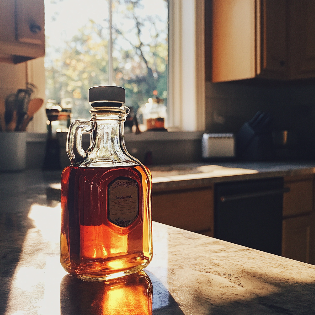 A bottle of syrup | Source: Midjourney