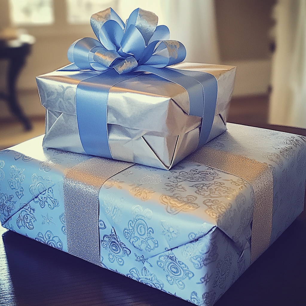 Wrapped presents on a table | Source: Midjourney