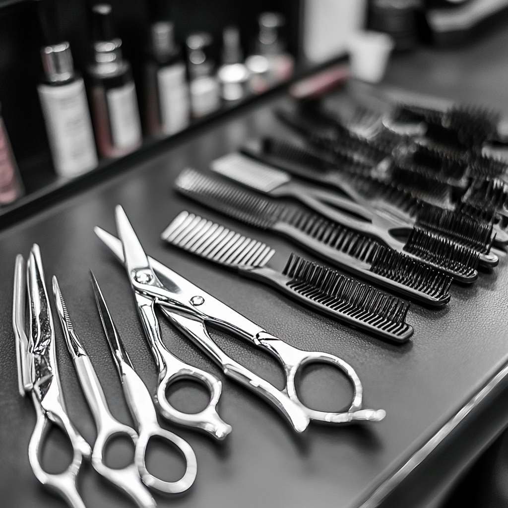 A hairdresser's equipment | Source: Midjourney