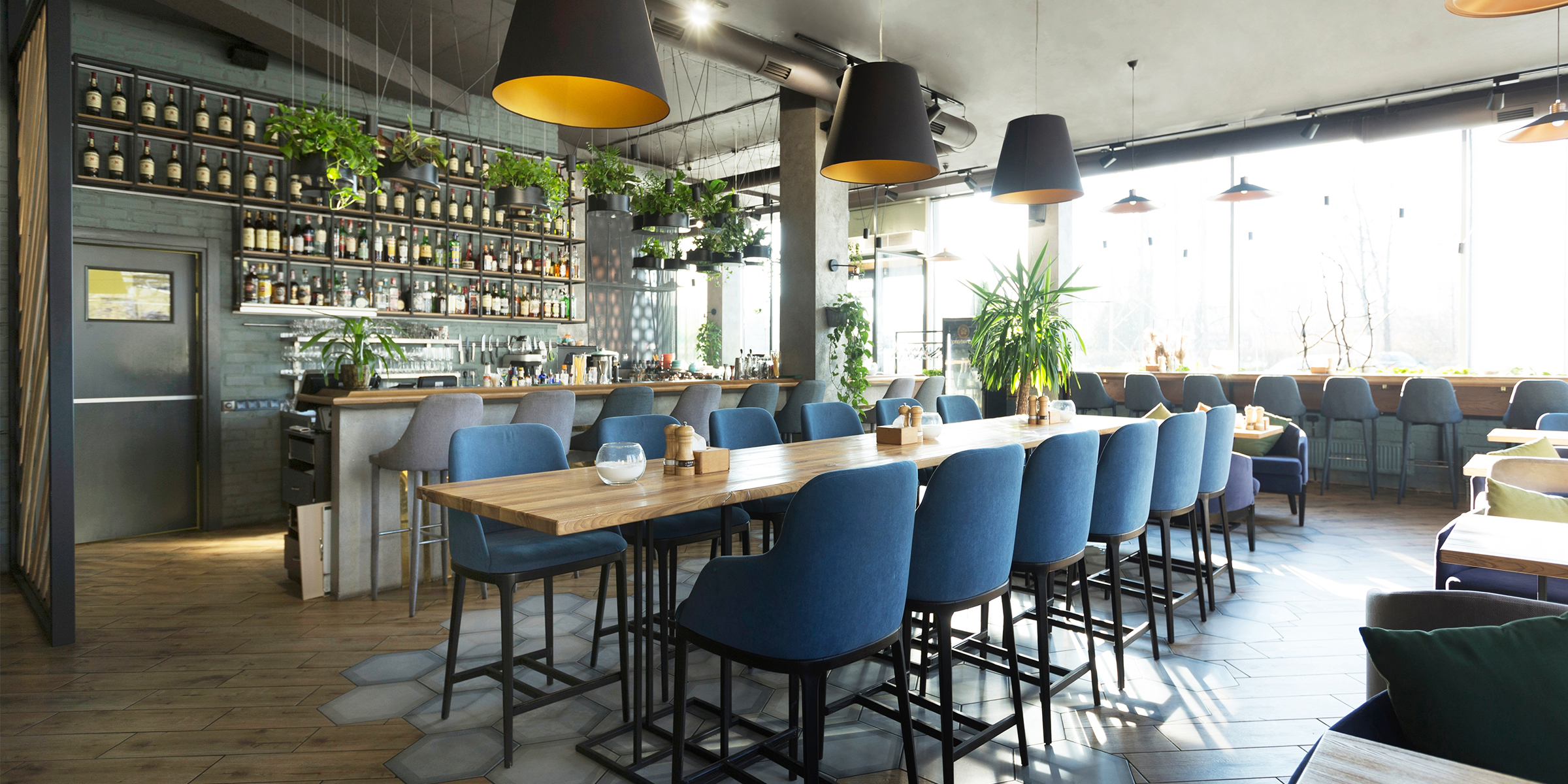 A deluxe restaurant with empty chairs | Source: Shutterstock