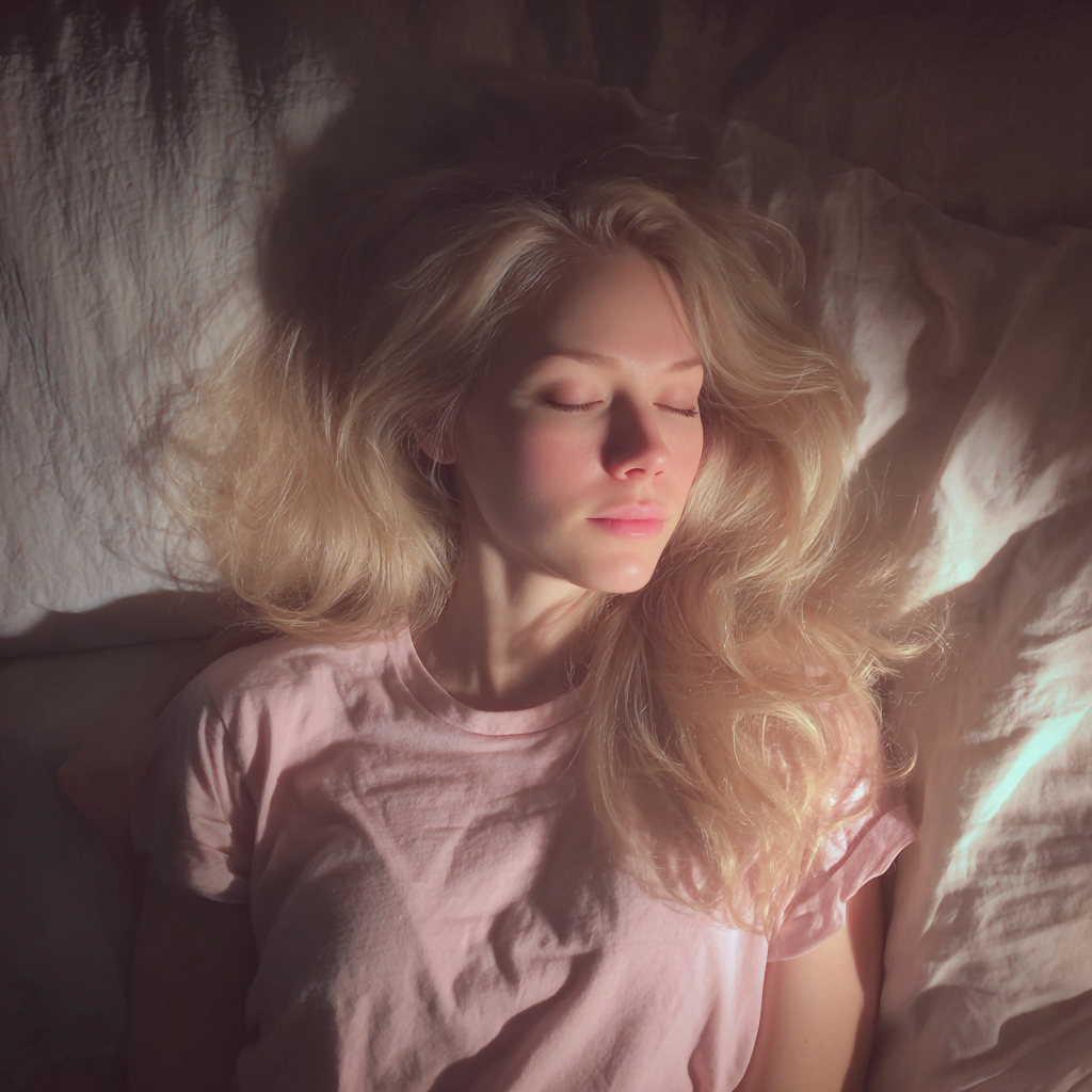 A peaceful sleeping woman | Source: Midjourney
