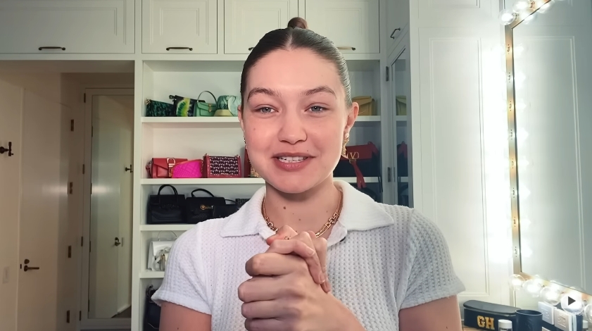 Gigi Hadid from a video dated February 4, 2021. | Source: YouTube/Vogue