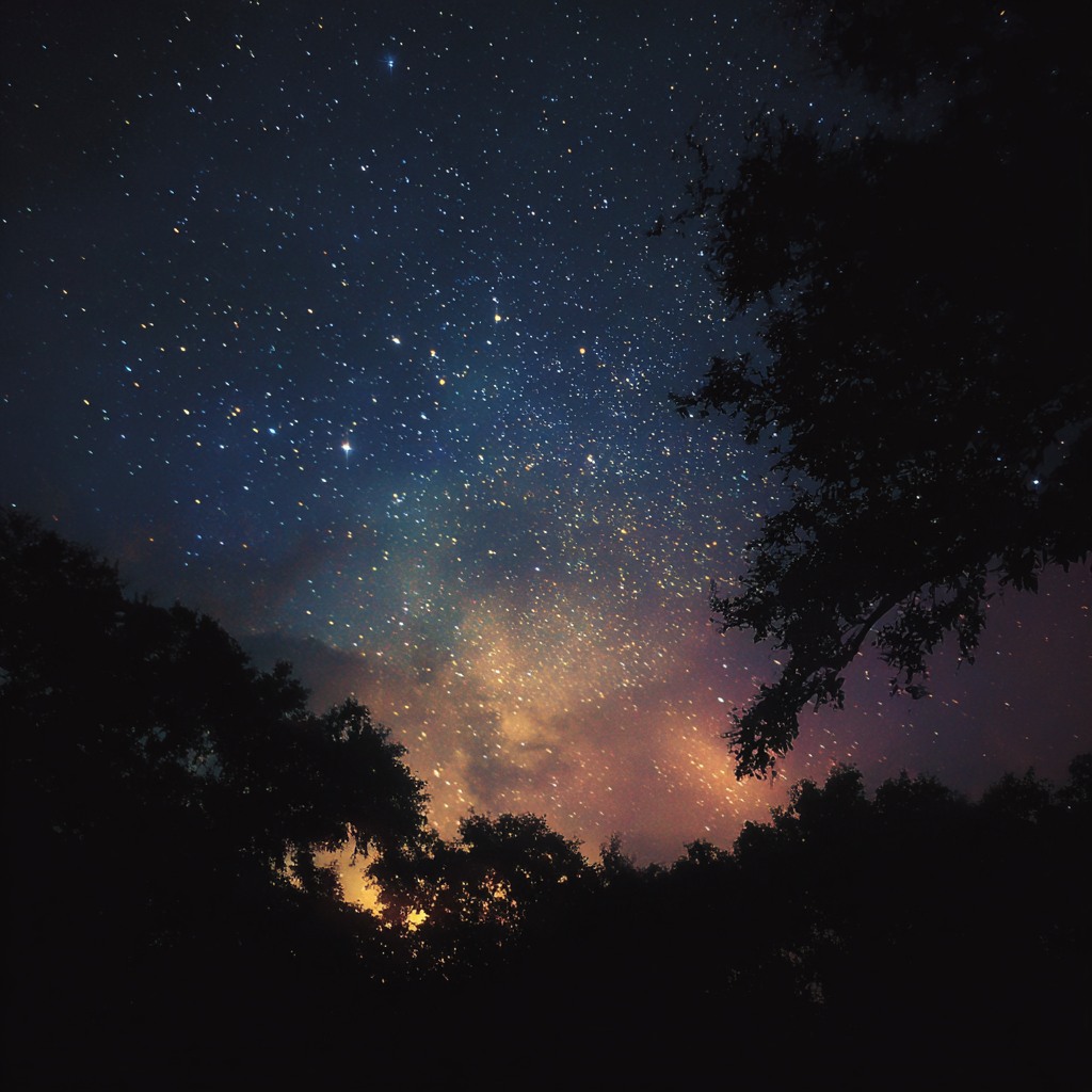A beautiful night sky | Source: Midjourney