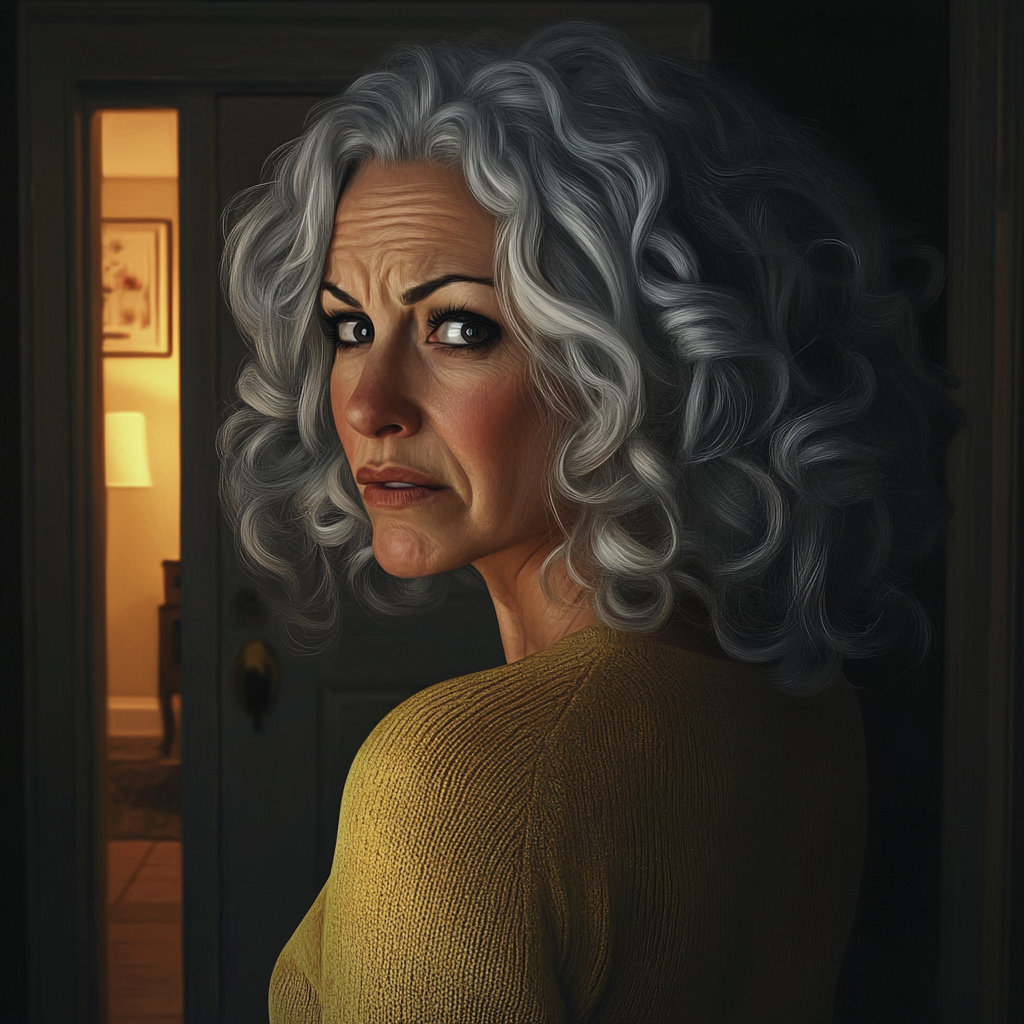 A frustrated woman standing in a room | Source: Midjourney