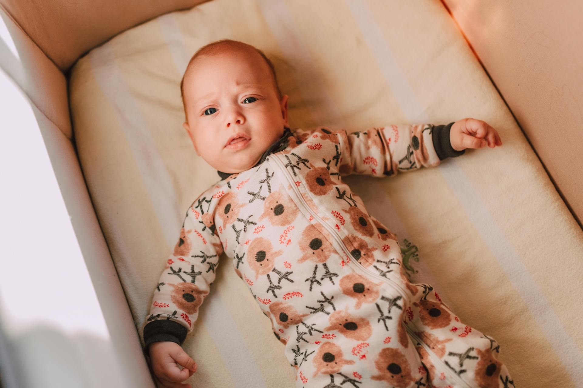 A baby lying in a crib | Source: Pexels