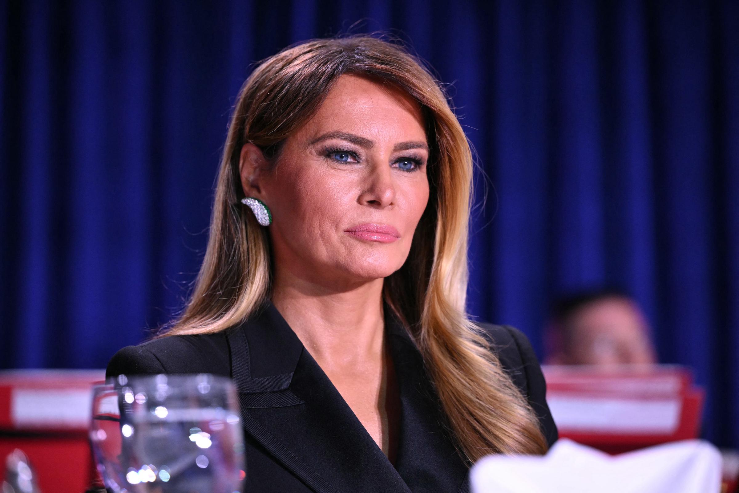 Melania Trump attended the White House Correspondents' Dinner in Washington, D.C., in April 2026. Her appearance has attracted public attention for years, but she has pushed back against claims that she has undergone cosmetic procedures. | Source: Getty Images
