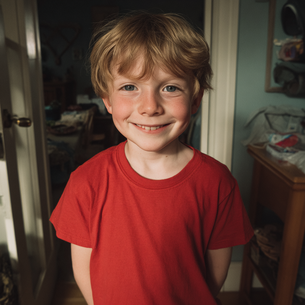 A smiling little boy | Source: Midjourney