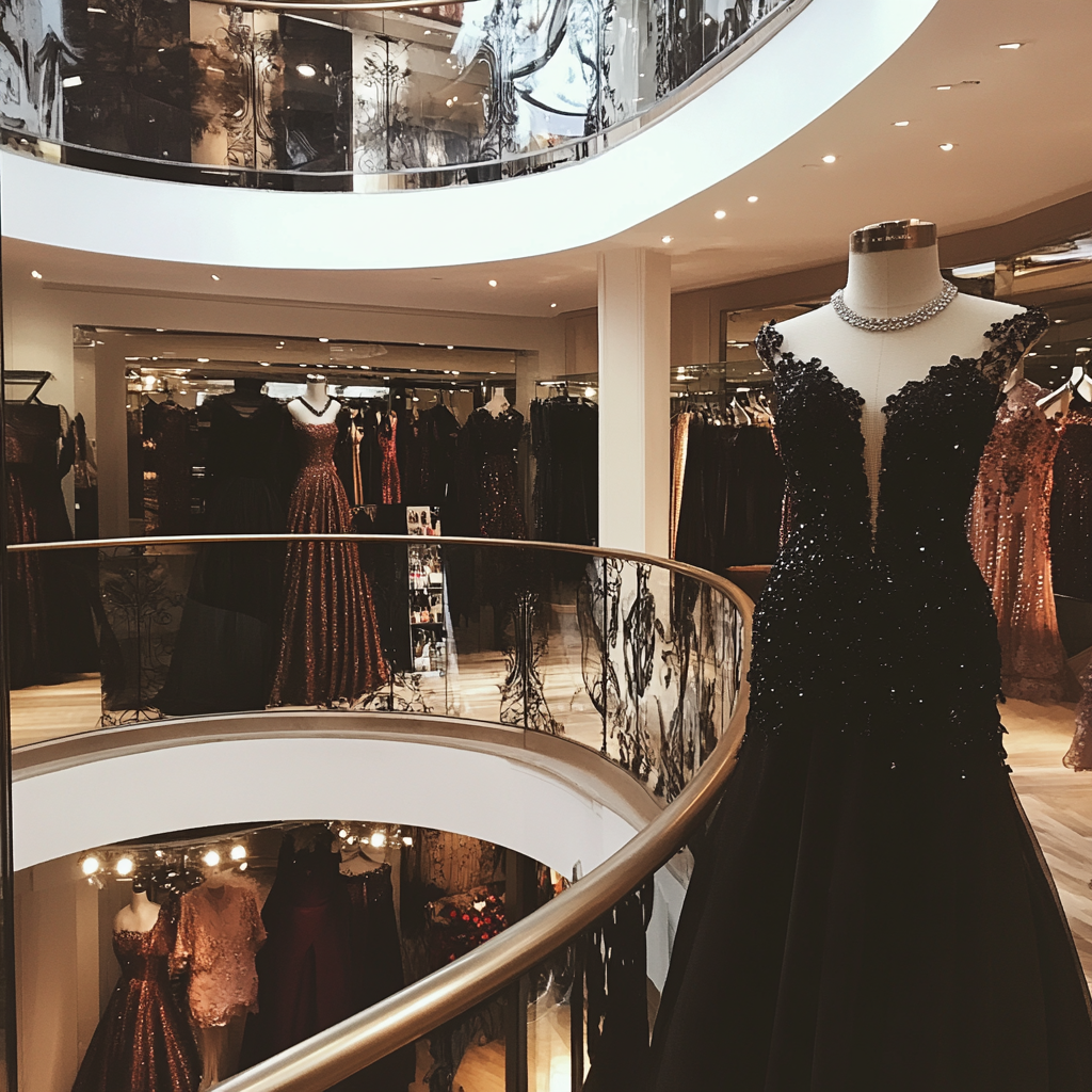 The interior of a fancy store | Source: Midjourney