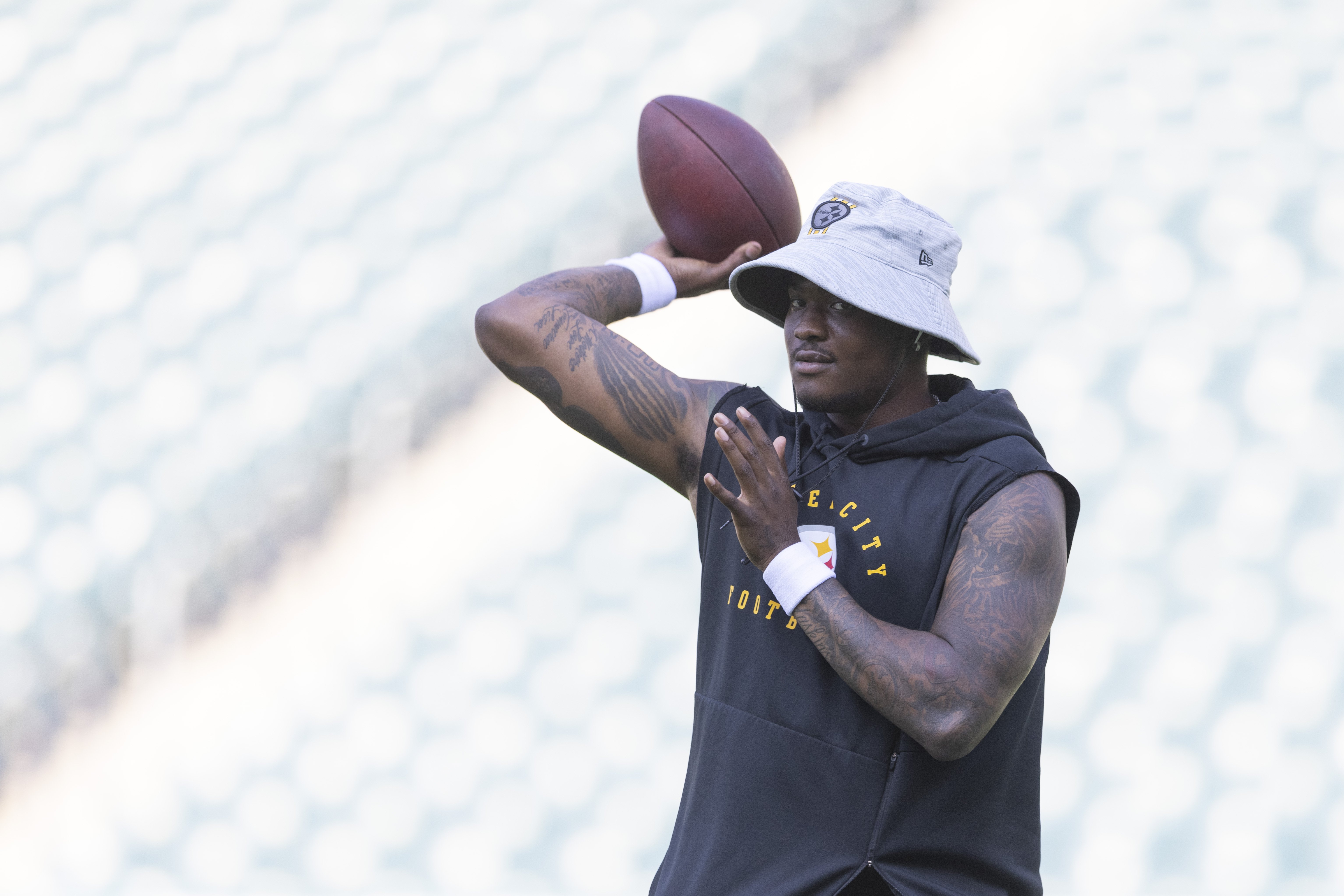 Dwayne Haskins at the preseason game against the Philadelphia Eagles game at Lincoln Financial Field on August 12, 2021, in Philadelphia, Pennsylvania. | Source: Getty Images