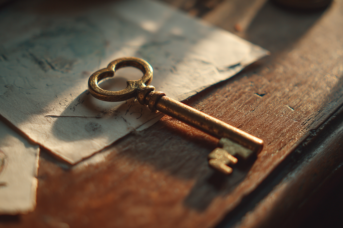 A key on a desk | Source: Midjourney