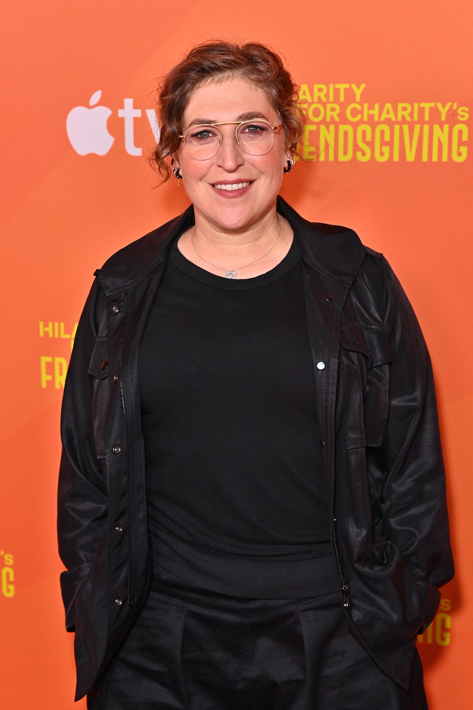 Mayim Bialik attends Hilarity For Charity's annual fundraiser to support Alzheimer's at Rolling Greens DTLA on November 15, 2025 in Los Angeles, California. | Source: Getty Images