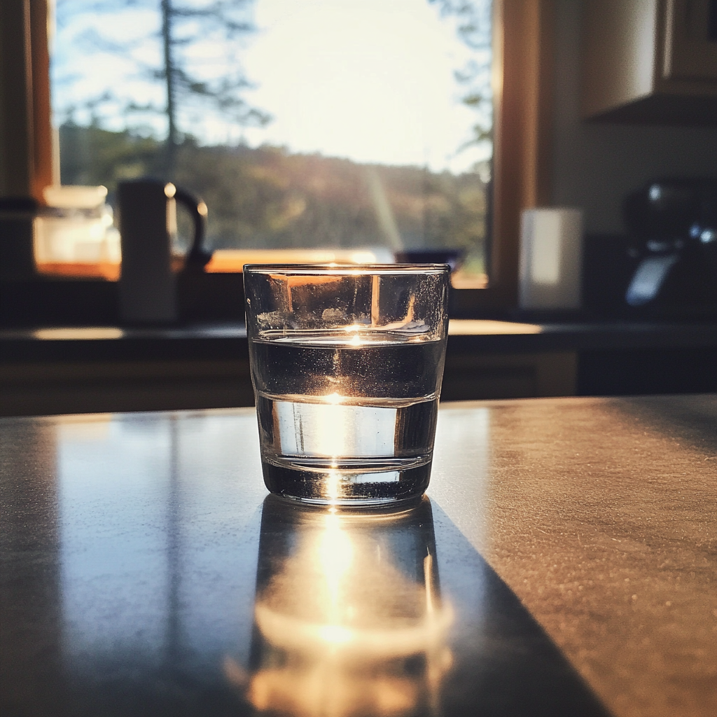 A glass of water | Source: Midjourney