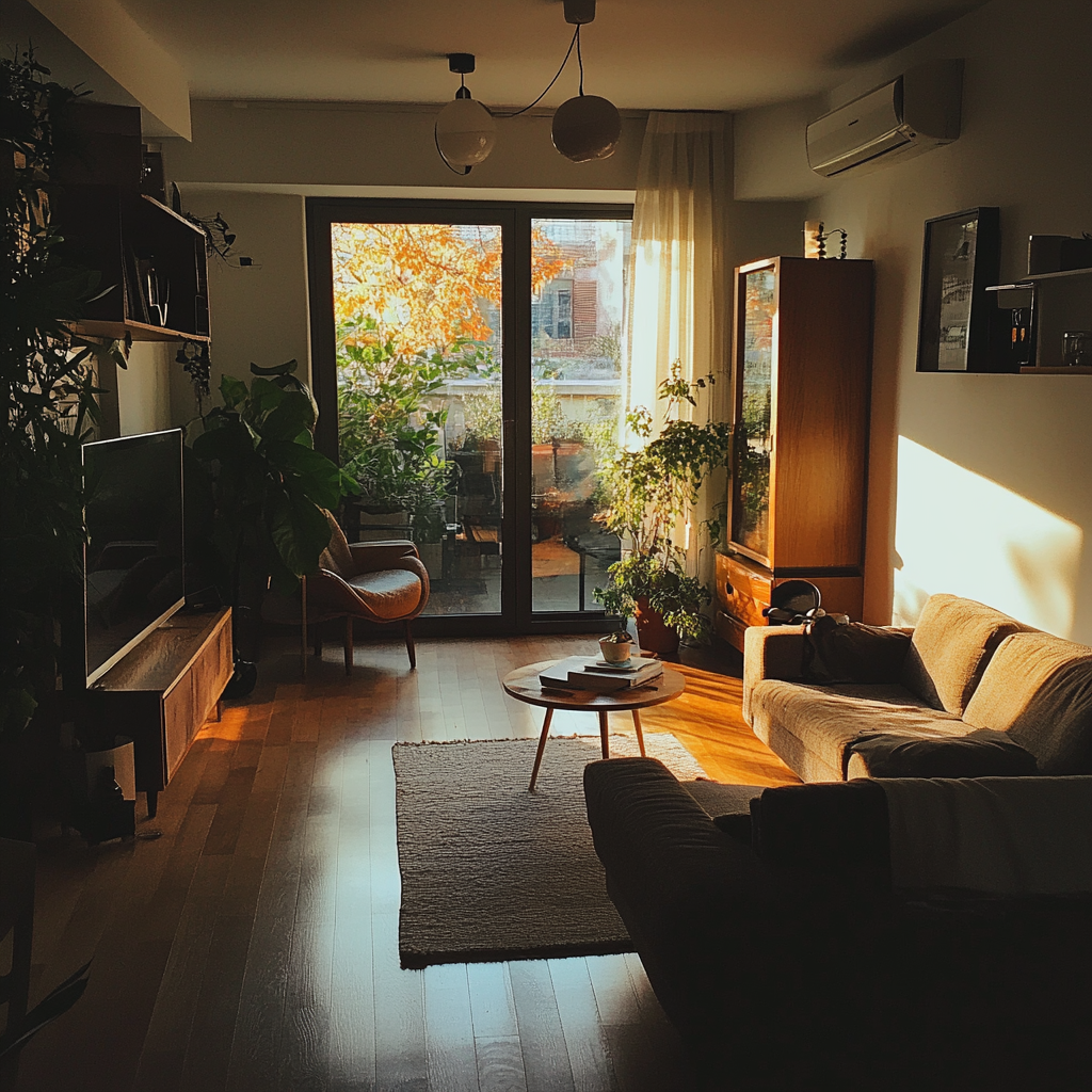 The interior of an apartment | Source: Midjourney