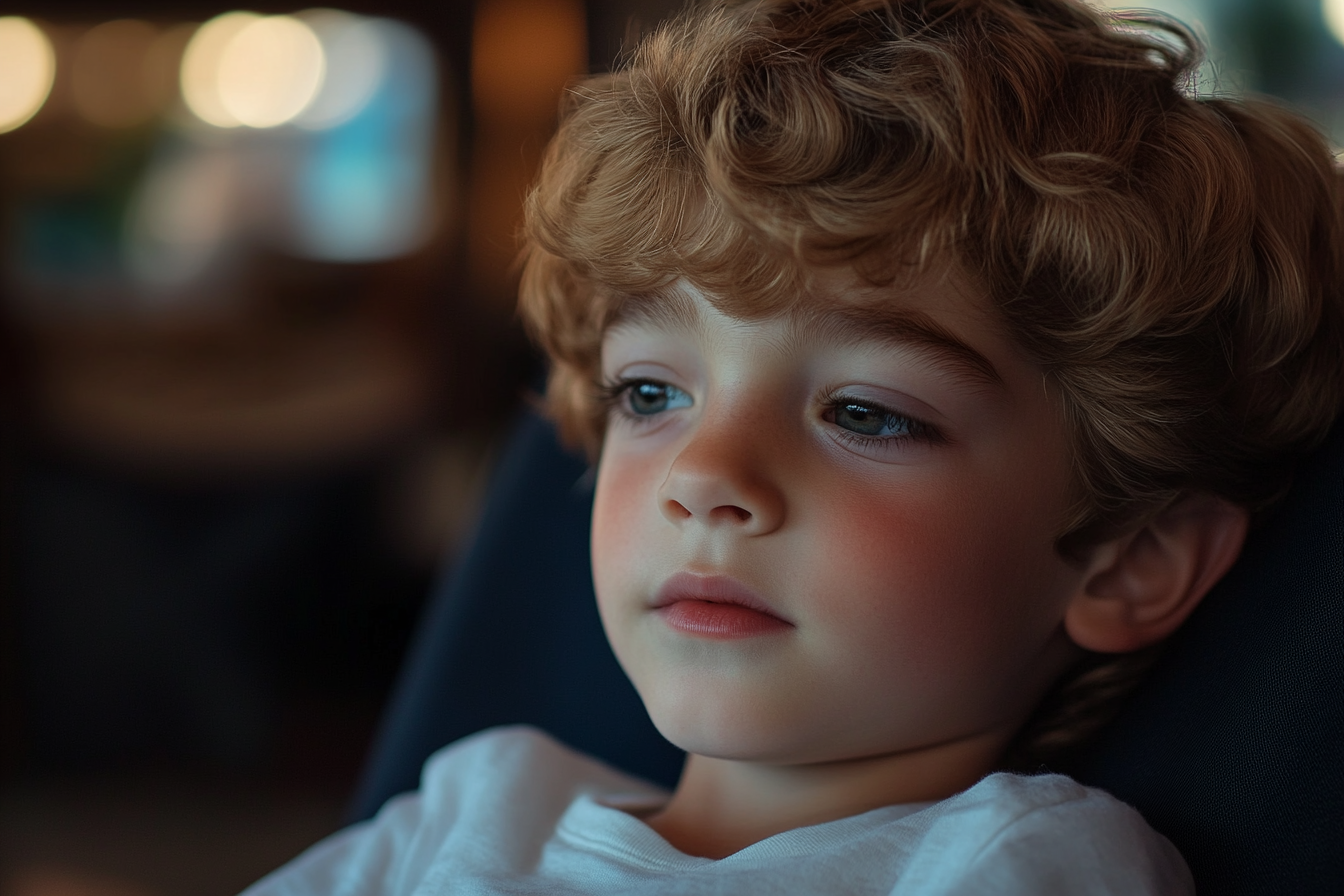 A boy sitting in a restaurant | Source: Midjourney