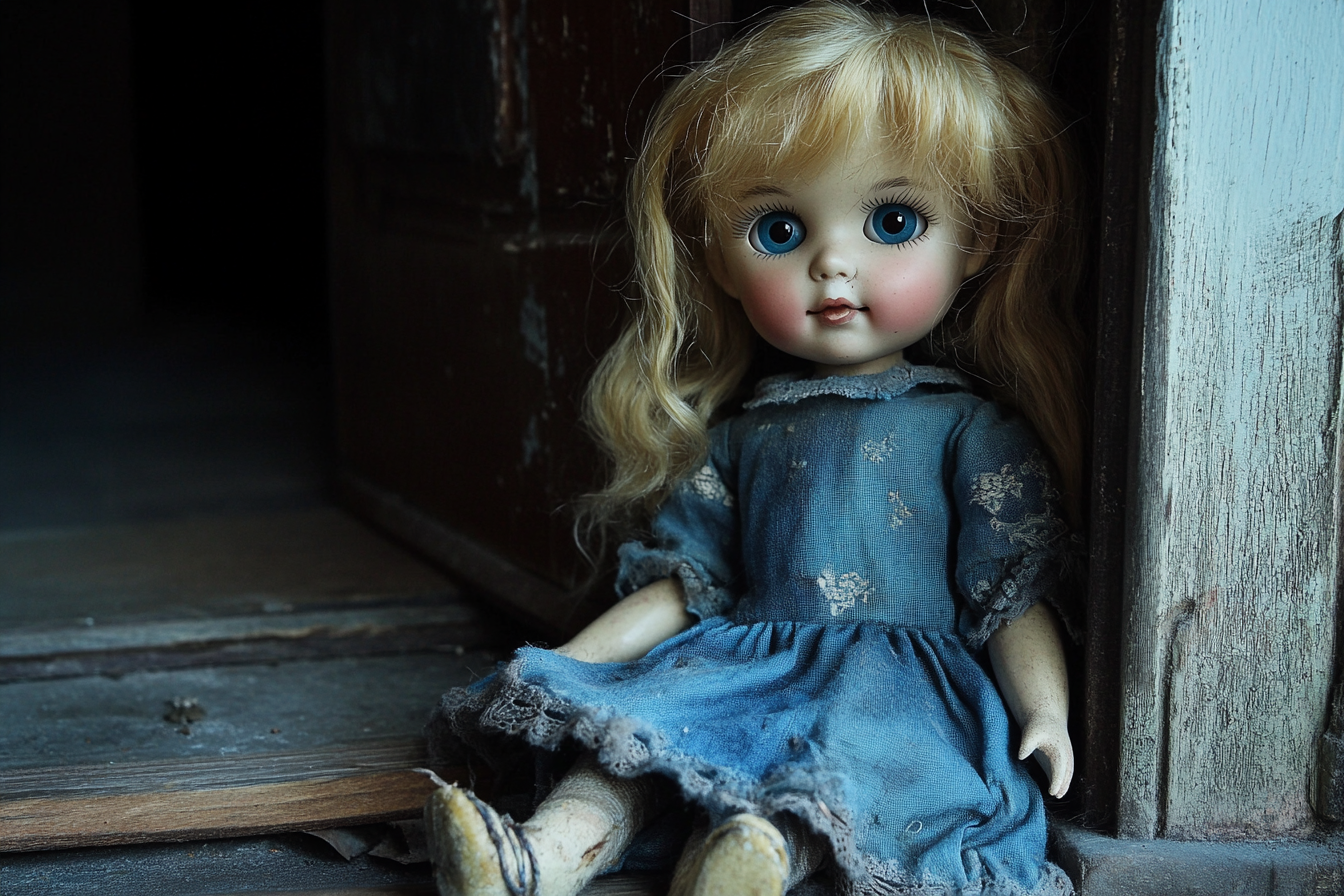 A doll on a doorstep | Source: Midjourney